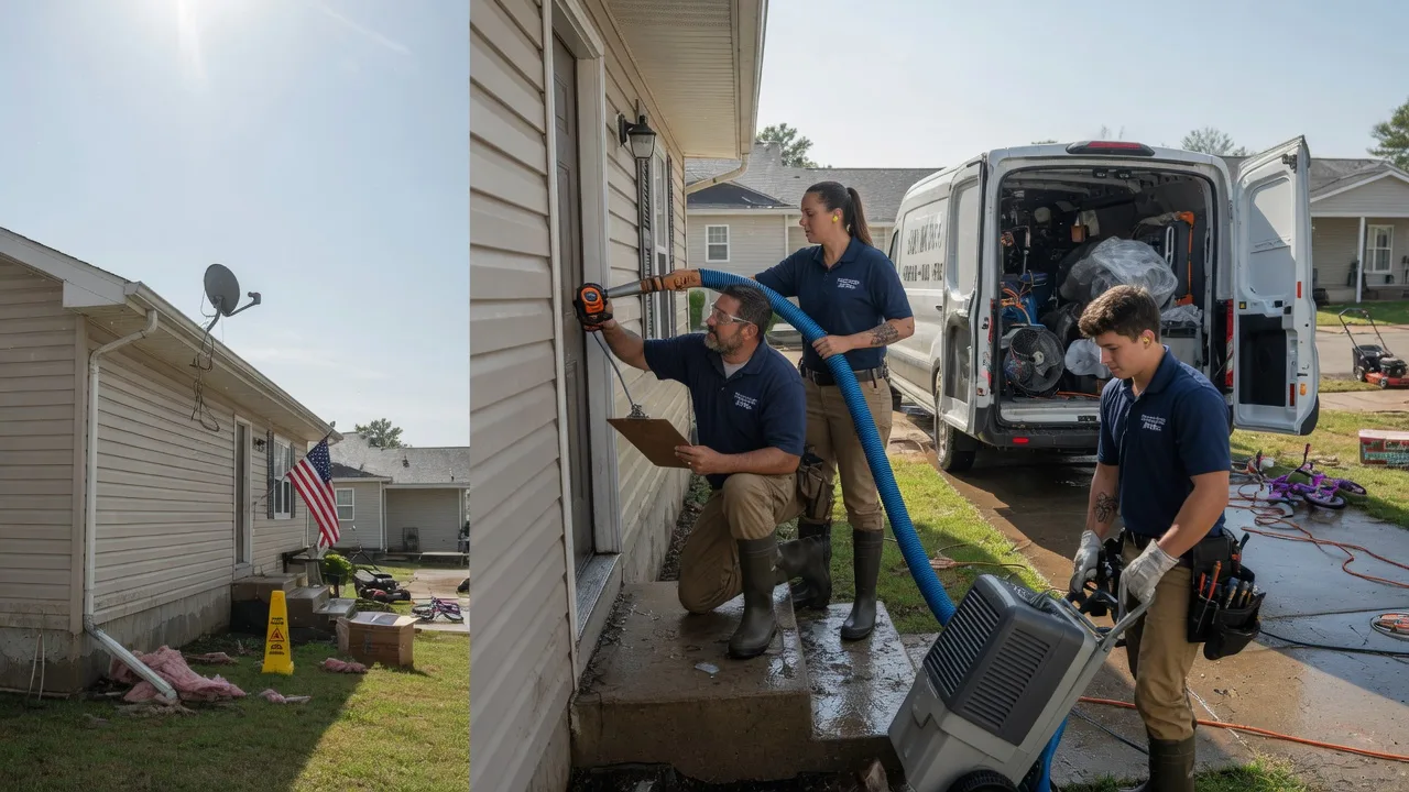Ceiling Water Damage Restoration in New Philadelphia, OH near me